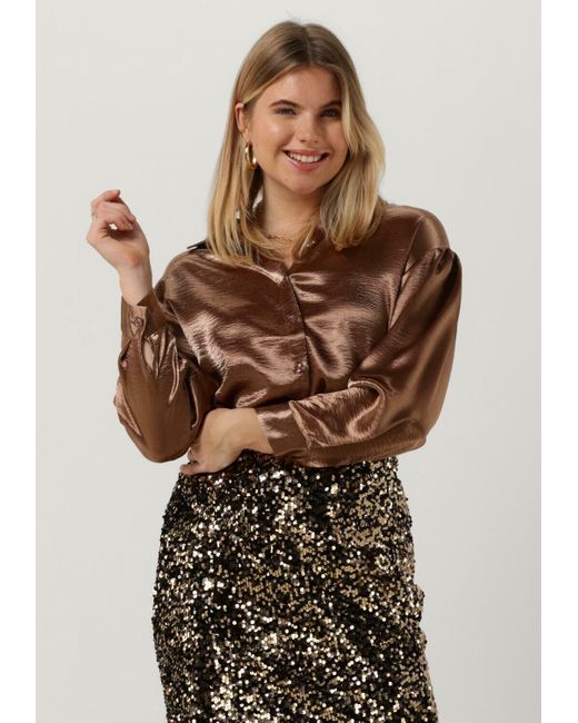 Ydence Brown Bluse Blouse Kirsten