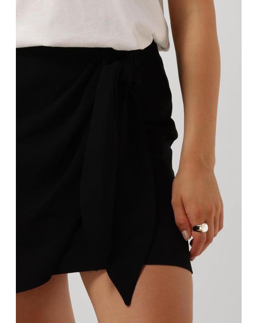 Alix The Label Black Minirock Ladies Woven Short Skirt