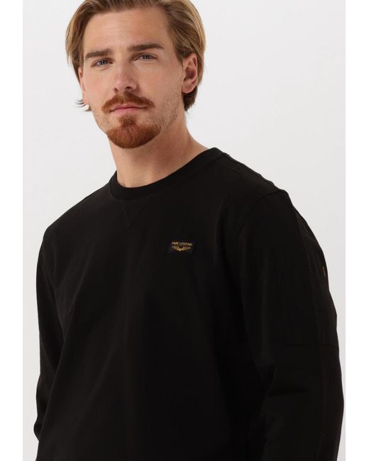 PME LEGEND Pullover Airstripe Sweat Herren in Black für Herren