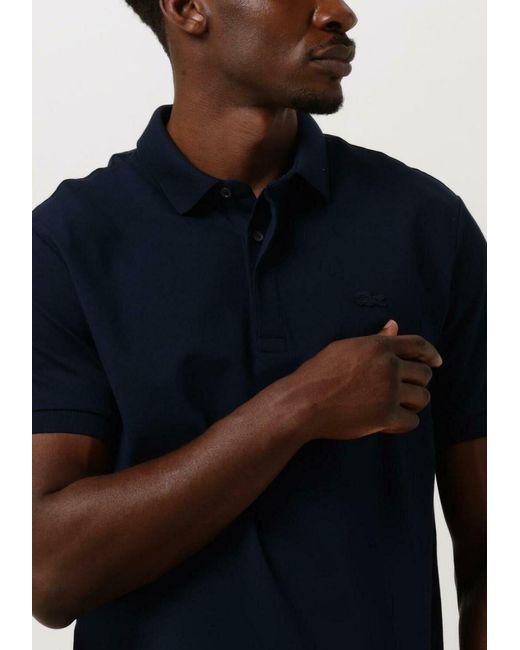 Lacoste Herren Polos & T-Shirts Regular Fit Cotton Blend Polo Shirt in Blue für Herren