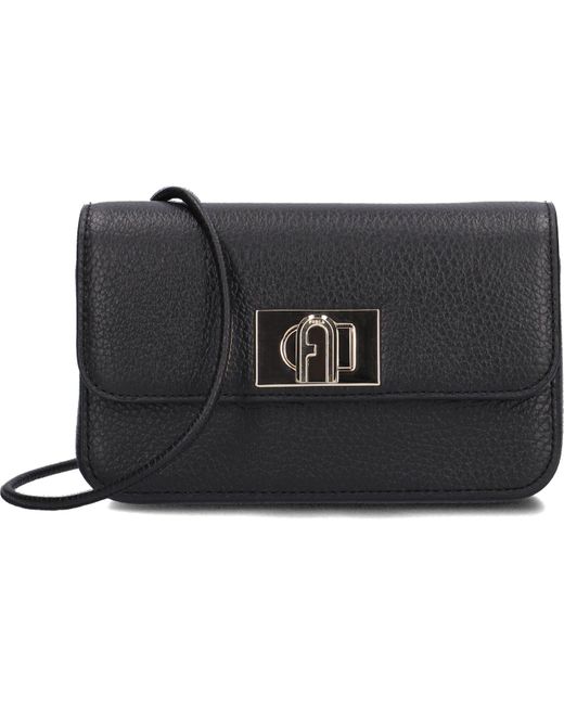 Furla Umhängetasche 1927 Mini Crossbody W/loops in Schwarz | Lyst AT