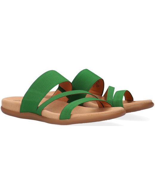 Gabor Rubber Slippers 702 in het Groen - Lyst