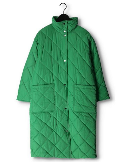 Stand Studio Green Wattierte Jack Sage Coat Damen