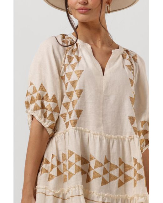 Greek Archaic Kori Natural Minikleid 230343 Damen