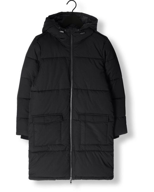 Object Black Wattierte Jack Objzhanna L/S Long Jacket Noos Damen