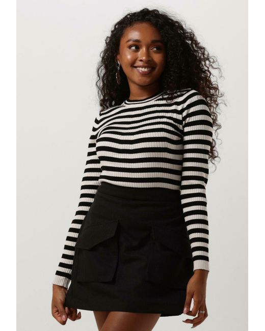 Object Black Objnicia L/s O-neck Knit Pullover