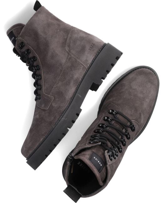 Nubikk Schnürboots Logan Harbor in Black für Herren