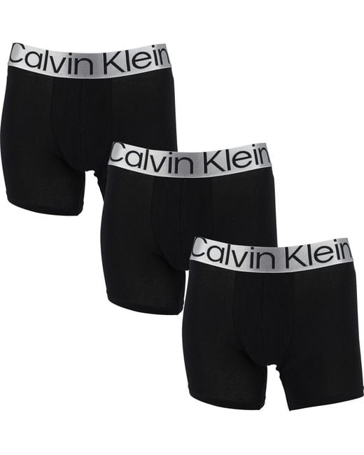 Calvin Klein Boxershort 3-pack Boxer Briefs in Black für Herren