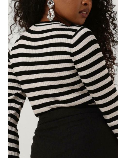 Object Black Objnicia L/s O-neck Knit Pullover