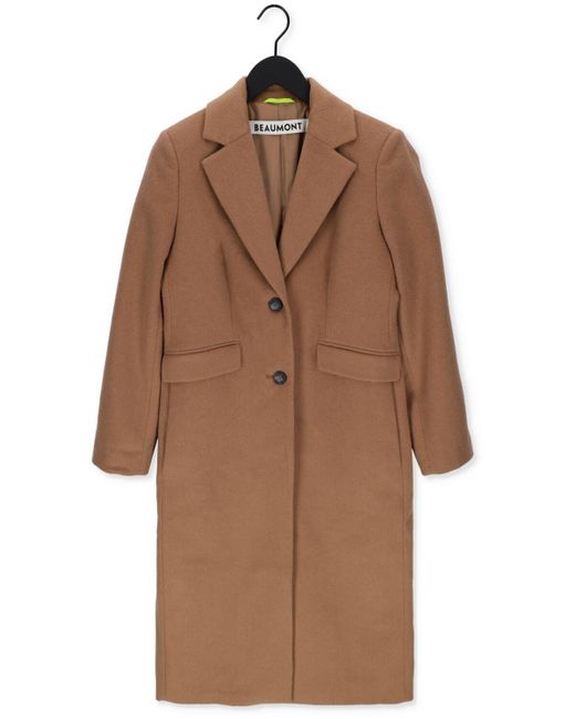 Beaumont Organic Brown Mäntel Long Blazer Coat Damen