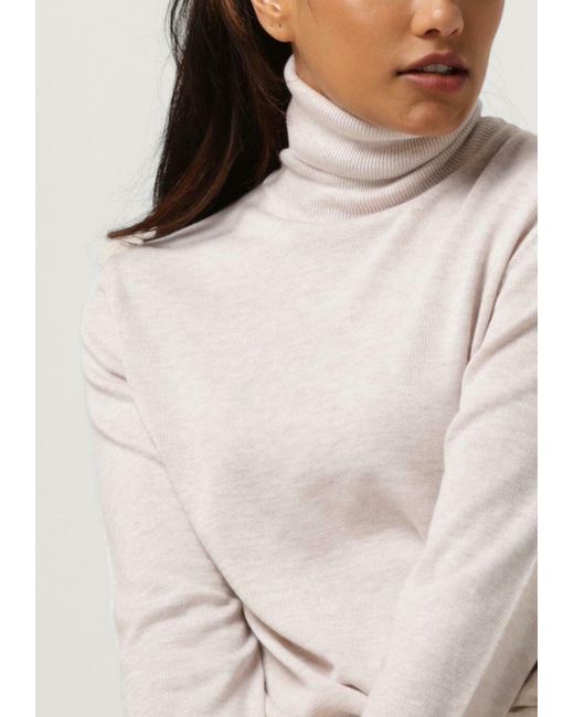 Another Label Natural Rollkragenpullover Miley Knitted Pull L/S Damen