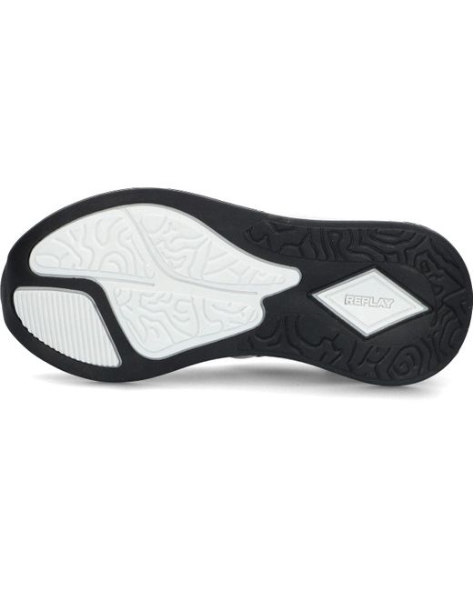 Replay Black Sneaker Low Maze Jr Mädchen