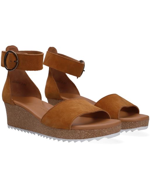 Paul Green Denim Paul Sandalen 7386 in het Bruin - Lyst