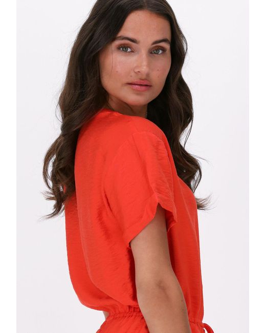 Another Label Red Jumpsuit Poppy Jumpsuit S/S Damen