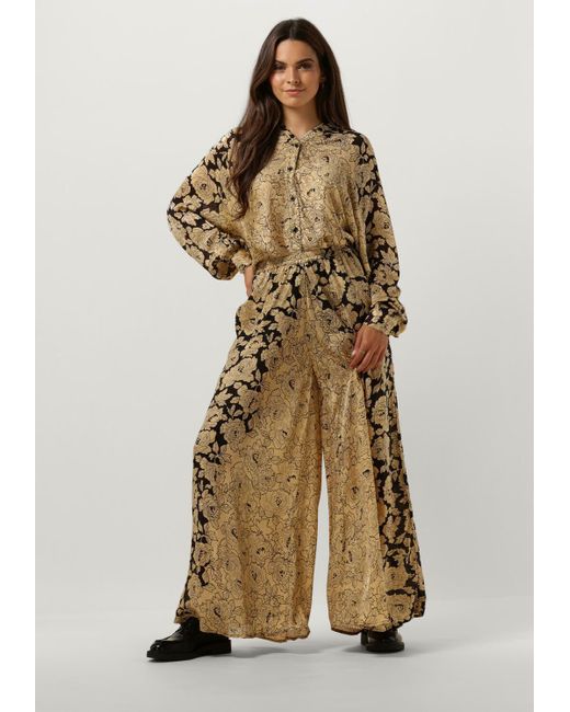 Mes Demoiselles Brown Bluse Rose Folia