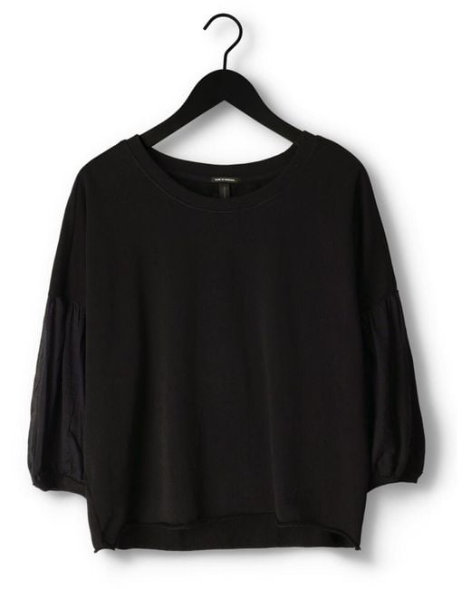 10Days Black Pullover Soft Sweater Voile