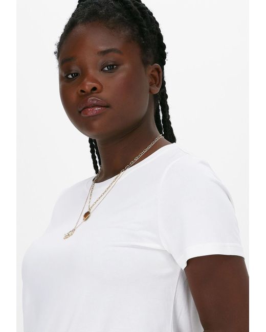 Minimum White T-Shirt Rynah Damen