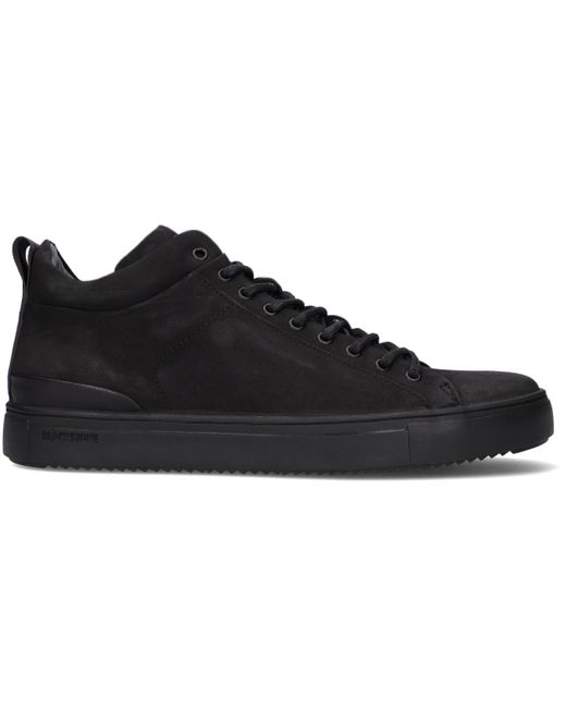 Blackstone Heren Sneakers Grijs nub sneaker | Van den Assem