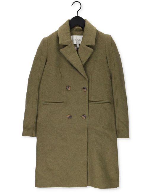 Y.A.S Green Mäntel Yasessio Wool Mix Coat