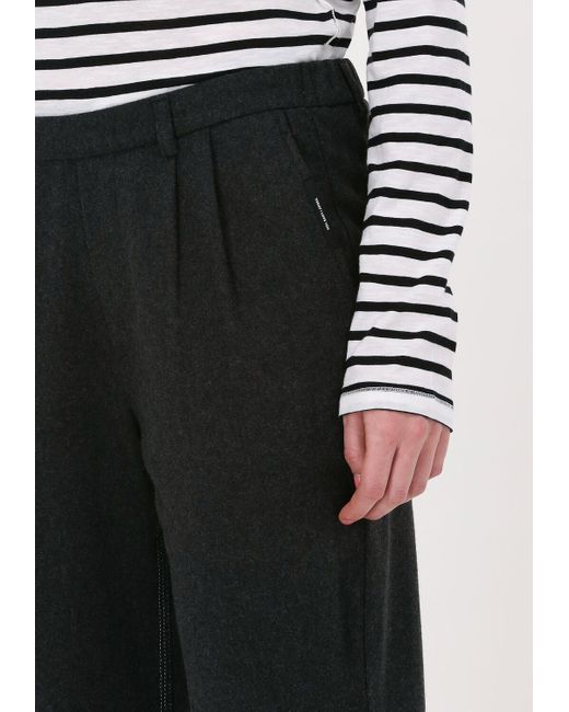 10Days Black Hose Wool Pants