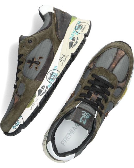 Premiata Sneaker Low Mase in Black für Herren