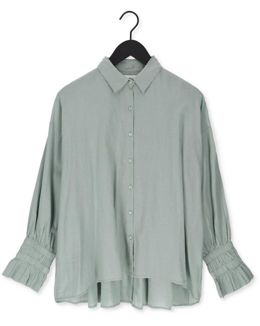 Not Shy Gray Bluse Flora Damen