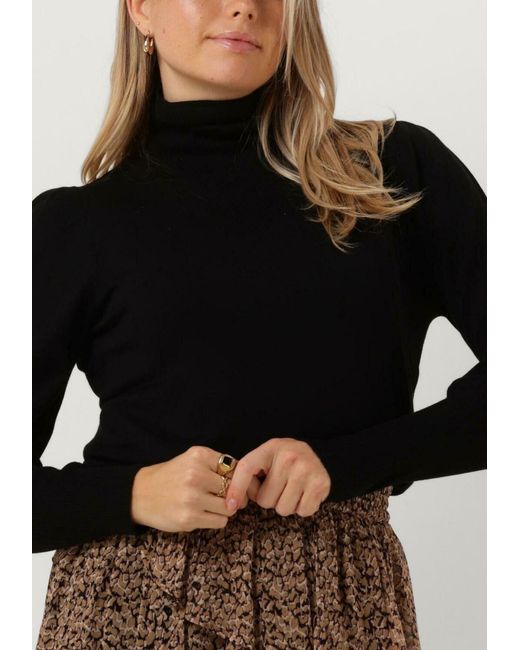 Notre-v Black Damen Pullover & Cardigans Basic Knit Blouse