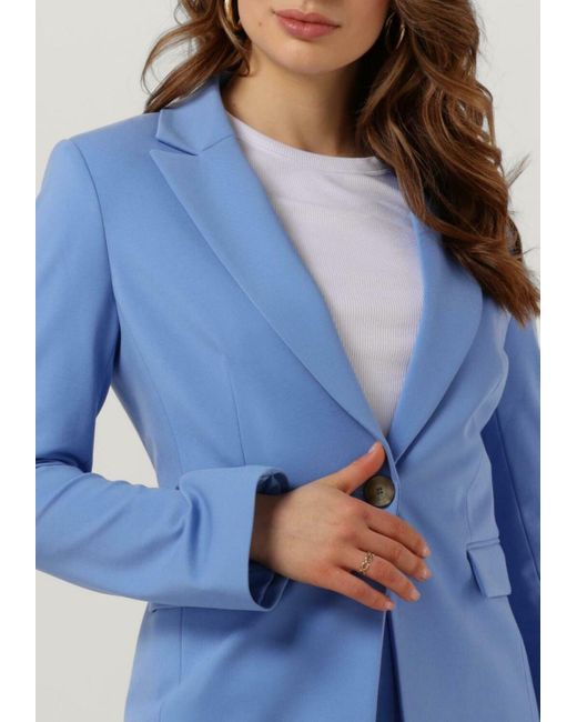 Beaumont Organic Blue Blazer Blazer Midlong Double Jersey Damen