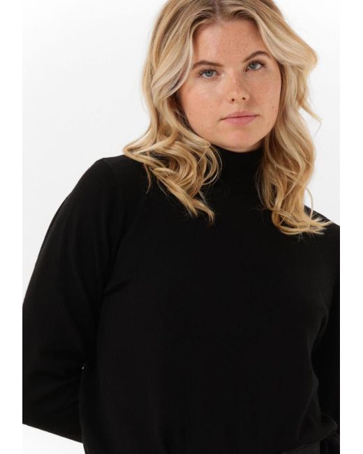 Levete Room Black Rollkragenpullover Lr-Vilke 2 Pullover Damen