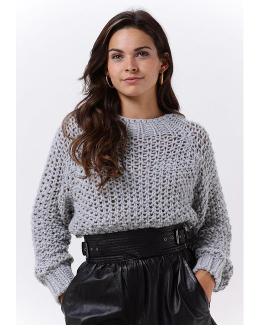 Simplee Gray Pullover Aksel Knit-virgin-wo-22-3