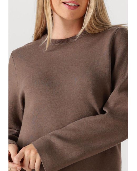 Object Brown Damen Pullover & Cardigans Objreynard O-Neck Pullover