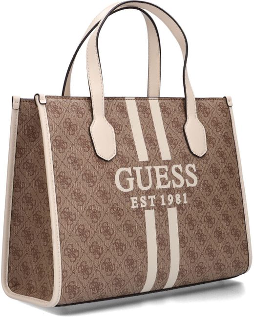 Guess Natural Handtasche Silvana 2 Compartment Tote