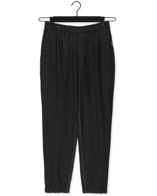 10Days Black Hose Wool Pants