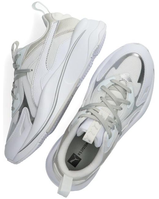PUMA Synthetisch Witte Lage Sneakers Rs Curve Glow Wns in het Wit - Lyst