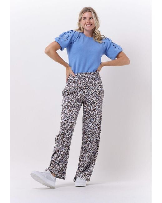 Object Blue Pullover Reynard 2/4 Knit Pullover