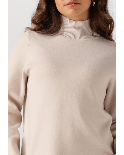 Object Natural Damen Pullover & Cardigans Objreynard High Neck Pullover