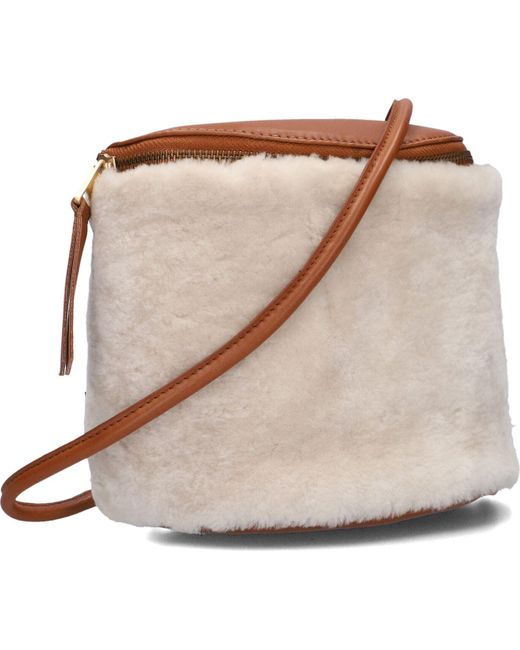 Fred De La Bretoniere Natural Umhängetasche Marianneke Furry Small