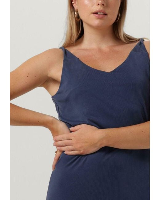 My Essential Wardrobe Blue Midikleid Sagamw Strap Dress Damen