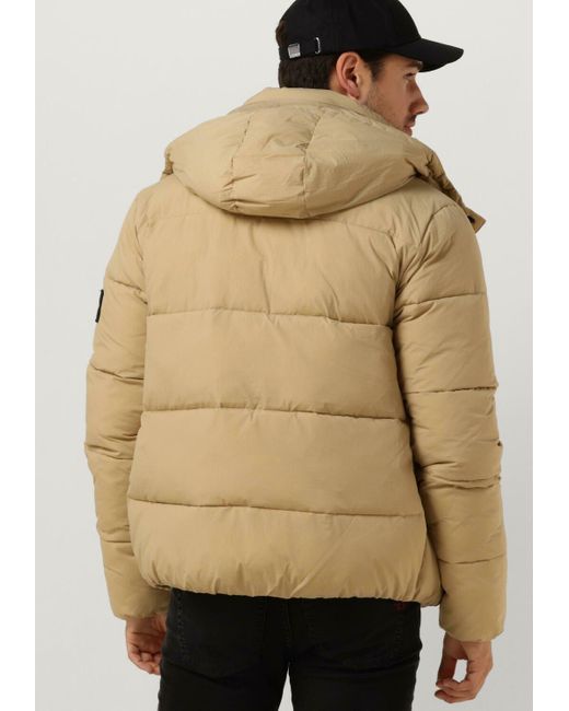 Calvin Klein Wattierte Jack Essentials Non Down Jacket in Natural für Herren