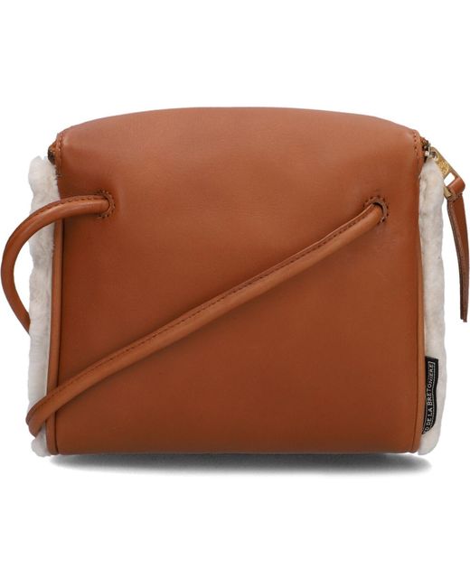 Fred De La Bretoniere Natural Umhängetasche Marianneke Furry Small