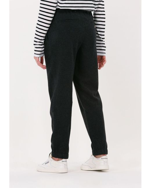 10Days Black Hose Wool Pants