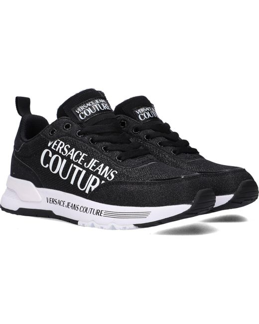 Versace Jeans Black Sneaker Low Fondo Dynamic