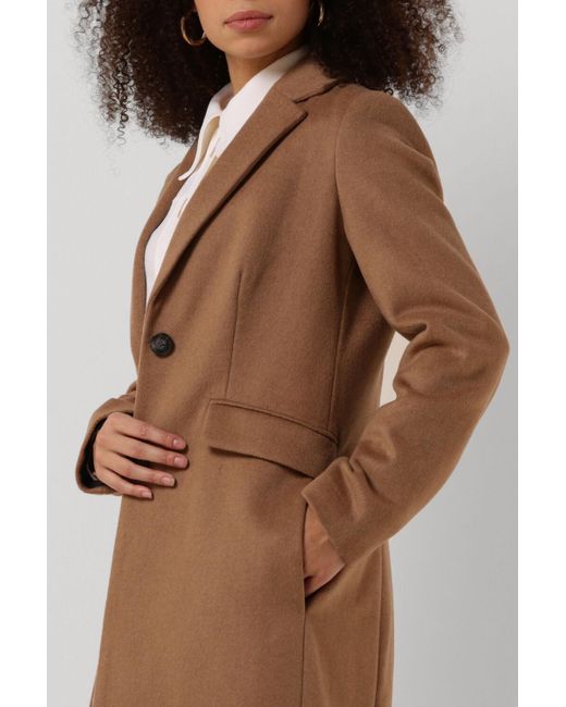 Beaumont Organic Brown Mäntel Long Blazer Coat Damen