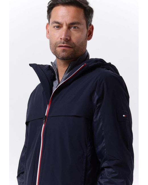 Tommy Hilfiger Regenjacke Tech Hooded Rwb Zip Jacket Herren in Blue für Herren