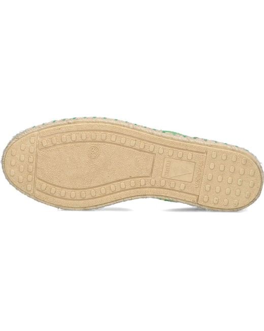Verbenas Green Espadrilles Carmen Damen