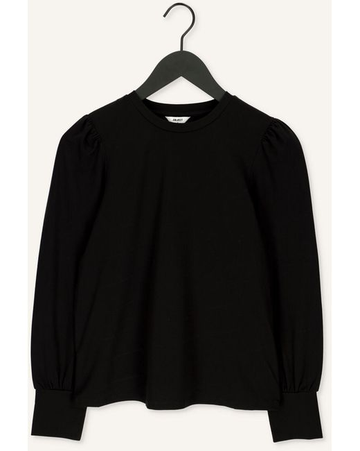Object Black Pullover Caroline L/s Top