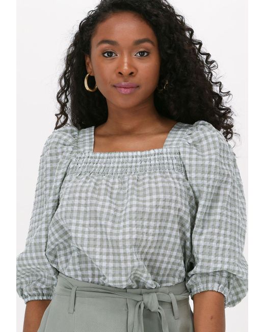 My Essential Wardrobe Gray Bluse Sally Blouse