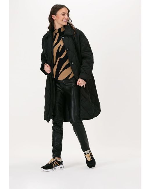 Stand Studio Black Wattierte Jack Ronja Quilt Jacket Damen