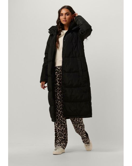 Notre-v Black Wattierte Jack Puffer Coat Long