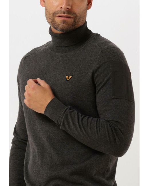 PME LEGEND Rollkragenpullover Turtleneck Cotton Elite Knit Herren in Black für Herren